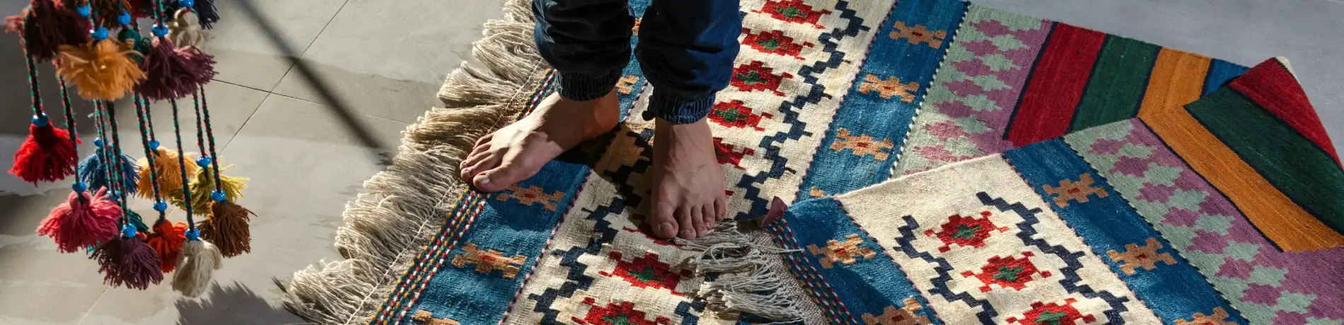 گلیم بافی ساده در منزل؛ ابزار و وسایل؛ گلیم محلی جریره