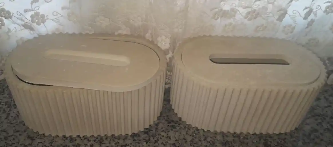 کاور دستمال کاغذی سنگ مصنوعی تازه و خیس رومیزی