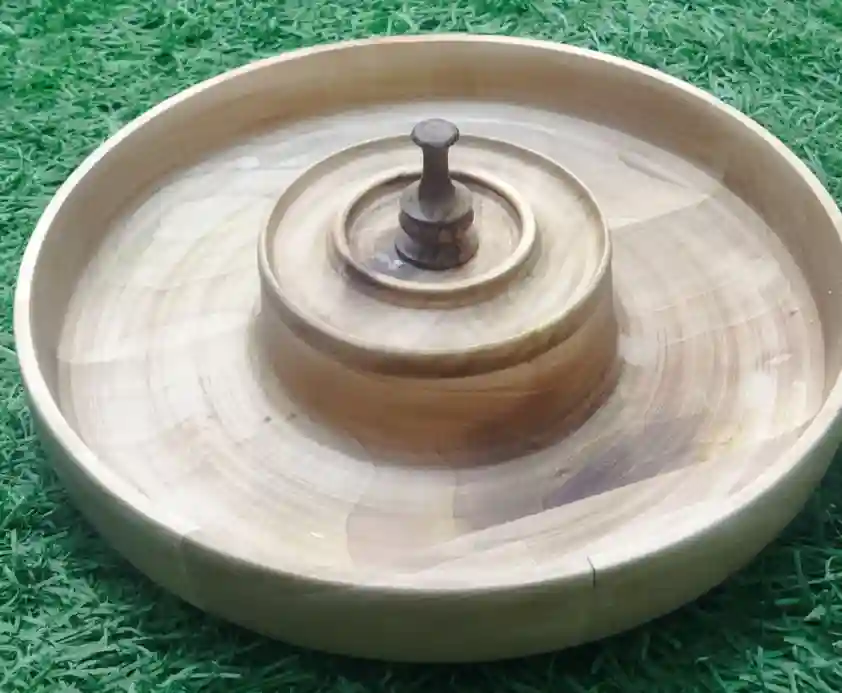اردو خوری 2 خانه گرد چوب گردو ساده