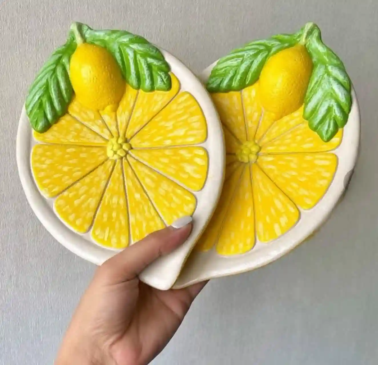 پیش دستی  سرو طرح لیمو؛ یک تکه از طراوت و زیبایی