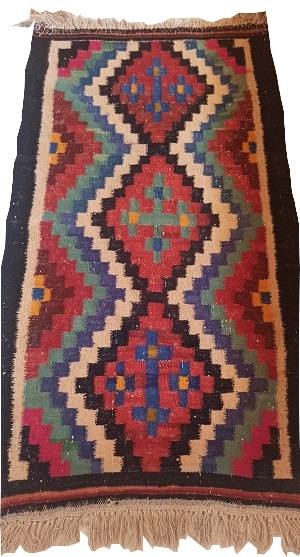 گلیم جریره با رنگ های متفاوت