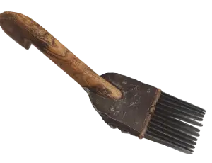 دفتین یل شانه ابزاری برای بافت گلیم و قالی