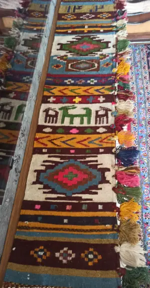 گلیم دستبافت شیک دکوراسیون سنتی