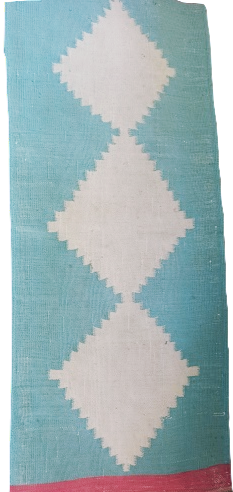 جریره (طلعت) عباسی طرح اولیه و بافت قدیمی گلیم محلی پاراتاکی جریره بالای ۳۴ سال