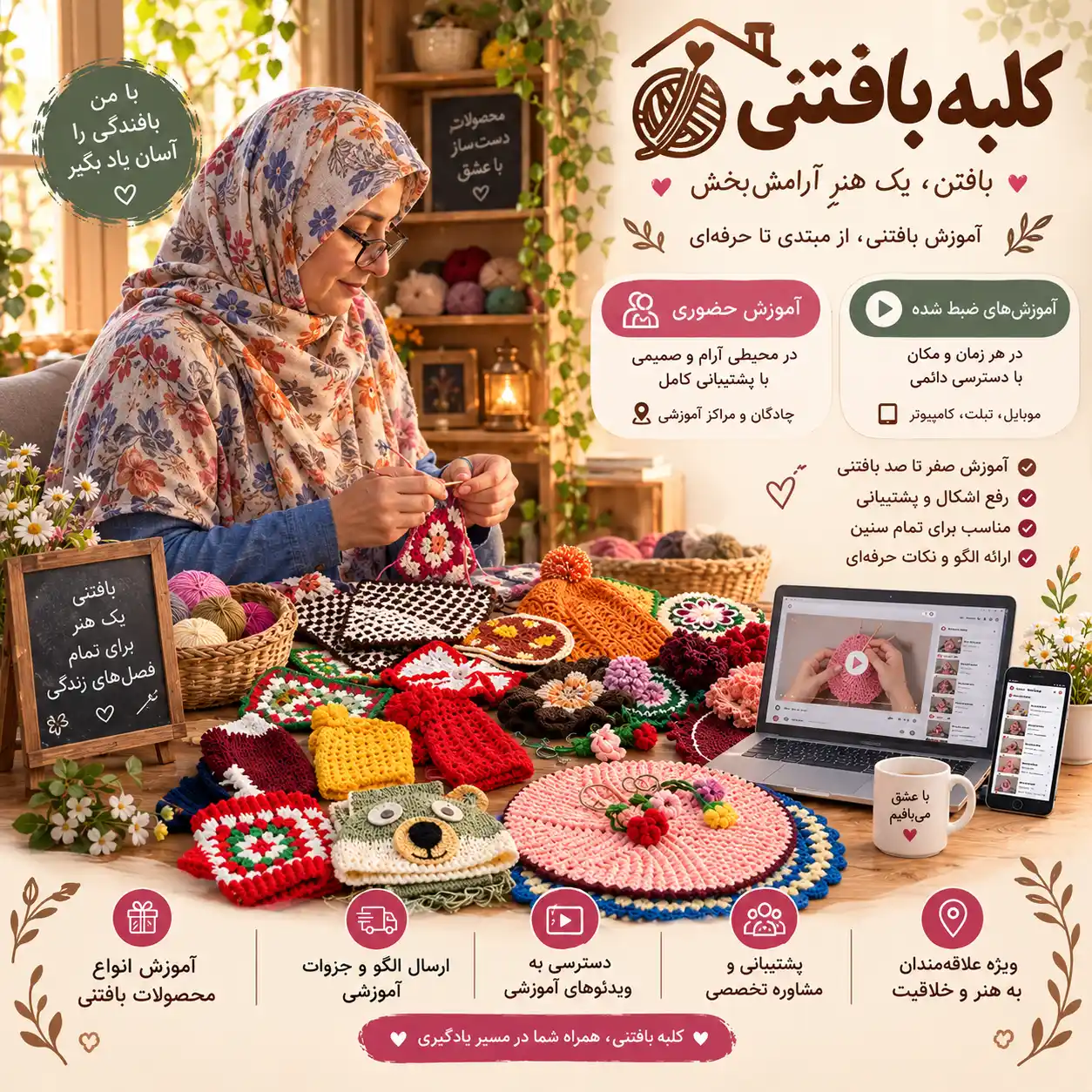کلبه بافتنی محلی چادگان