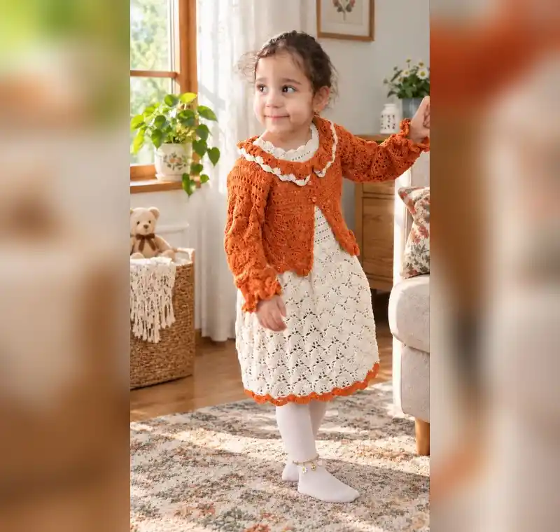 خرید آموزش بافتنی لباس بچه